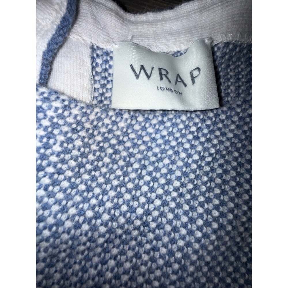 WRAP London Blue White Striped Cotton Tunic Top Womens Plus Size 18 UK 22 - Picture 9 of 10